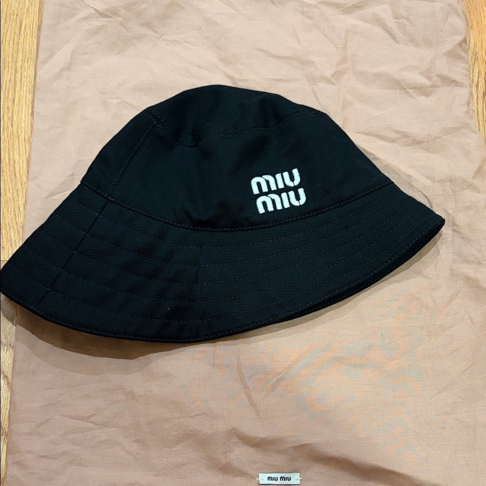 Miu Miu Classic Black Hat
